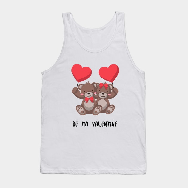 Be my Valentine Tank Top by Tee Shop 4Fun